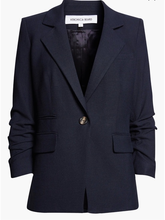 Veronica Beard Jackets & Blazers - Veronica Beard Dark Navy Single-Button Blazer